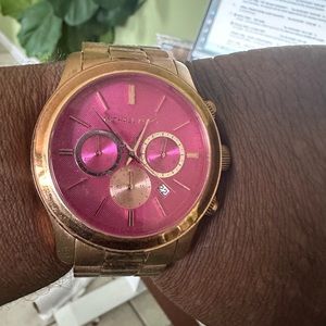 Michael Kors Pink Boyfriend watch